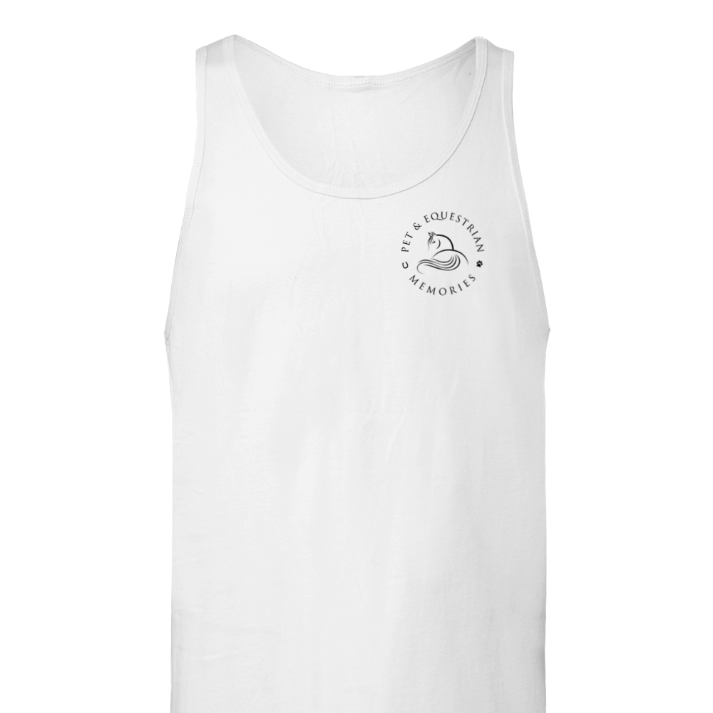 Horses Make Me Happy: Premium Unisex Tank Top